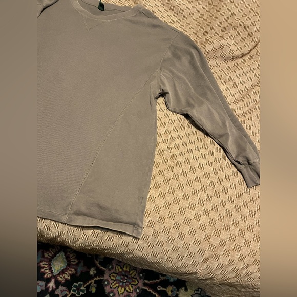 Wild Fable Long Sleeve Thermal Mix Tunic T-Shirt Dark Taupe XXL Plus Size - Picture 3 of 5